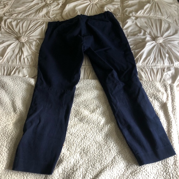 J crew Minnie style pant size 4 navy blue - Picture 2 of 5